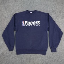 Vintage Indiana Pacers Sweatshirt Mens Medium Blue NBA Crewneck Champion 90s picture