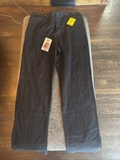 NWT WAH Maker Railhead Black Western Straight Leg Pants Jeans Mens 42x36 USA picture