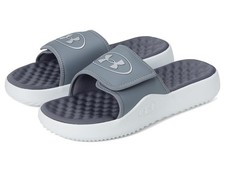 Under Armour Ignite Pro 8 Men's Adjustable Sport Slide Sandals, Grey, Size 8, picture