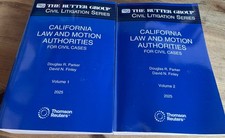 Rutter Civil Litigation Series: California Law And Motion Authorities 2025 picture