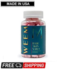 WEEM Hair Skin and Nails Gummies Vitamins Healthy Hair Gummy Vegan Biotin picture