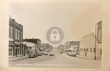 Galena KS Kansas Main Street Looking North RPPC Photo Postcard COPY picture