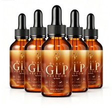 1-5x BlackGLP Freedom Drops for  Weight Loss Liquid Supplement Fat Burner (2 oz) picture