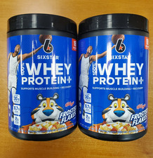 2 Tubs: Six Star Whey Protein+ Frosted Flakes 1.8lbs ea (Exp 10/31/27) 7365-F3A picture