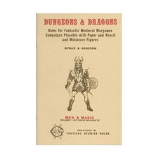 TSR Basic D&D Dungeons & Dragons Volume #1 - Men & Magic VG+ picture