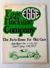 Vintage Egge Machine Company Old Car Parts Catalog Santa Fe Springs CA Cat 1007 picture