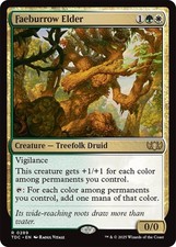 MTG Faeburrow Elder [Tarkir: Dragonstorm Commander] Near Mint Magic picture