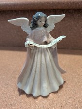 Lladro 5831 Pink Singing Angel Christmas Tree Topper MINT 7-1/4” Tall picture
