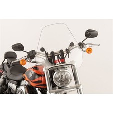 Slipstreamer S-06 Spitfire Windshield Clear with Black Hardware 7/8