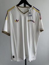 adidas Venezuela Authentic Player Version Away Jersey XL White KB7454 NWT picture
