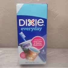 Dixie Everyday 3 oz Bath Cups 200 Count Discontinued Educational Animal Designs picture
