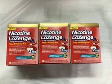 3*goodsense NICOTINE LOZENGE CHERRY-2MG-108 PC 2 MG FRESH 01/2027-SUGAR FREE picture