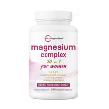 Micro Ingredients Magnesium 20-in-1 – 240 Veggie Caps for Women picture