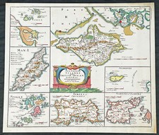 1695 Robert Morden Antique Map of the Islands of Great Britain & Ireland picture