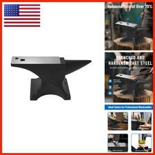 ALYIAMXL Anvils Blacksmithing, Cast Steel Anvil Metalworking, 110Lbs 55HRC picture