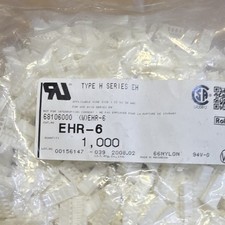 J.S.T. EHR-6 EH Series 6-Pin Nylon Connector Housing White 26-30 AWG picture