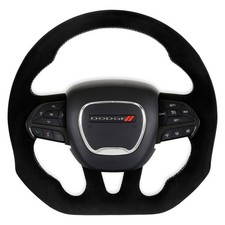 Drake Muscle Cars Alcantara Wrap Steering Wheel Dodge Charger/ Challenger 15-23 picture
