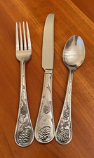 Cambridge PINE CONE Satin  Stainless Flatware - Choice picture