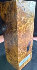 STABILIZED HYBRID GOLDEN TEAK BURL,KNIFE SCALE,TOOL HANDLE picture