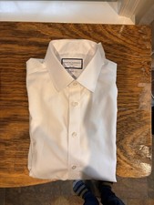 NWOT Charles Tyrwhitt Non-Iron White Shirt Size Fit 16.5/35 picture