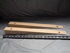 PAIR - Oak Wood Wheelbarrow Handle Wedges - 19