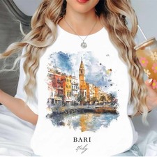 Bari Italy Unisex Shirt Travel Gift Italy Trip Lover Souvenir Tee picture