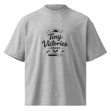 Unisex organic oversized high neck t-shirt picture