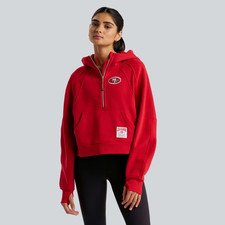 lululemon x NFL San Francisco 49ers Womens Scuba Oversized Half-Zip Hoodie picture