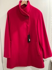 Cinzia Rocca Wool Coat from Nordstrom, Classic Style, Brilliant Pink, 16W, NWT picture