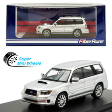 Fiber Run 1:64 Subaru Forester STI Version Silver Diecast Model picture