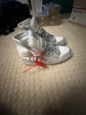 Off-White Off-Court 3.0 High White Silver Glitter Sneakers picture