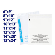 Clear Poly Bags with Suffocation Warning 6x9,8x10,9x12,11x14,12x15,14x20,18x24 picture
