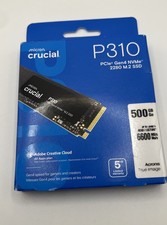 Micron Crucial P310 PcLe Gen4 NVMe 2280 M.2 SSD 500GB -CT500P310SSD8 picture