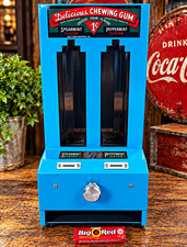 Jolly Good Industries Vintage Blue 1¢ Countertop Stick Gum Machine  picture