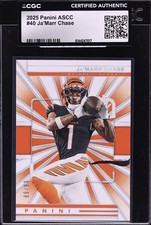 2025 Panini ASCC Ja'Marr Chase /99 #40 CGC AUTH picture