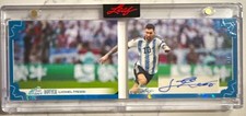 Lionel Messi Leaf 2023 Art of Sport D-LM1 Auto Booklet Navy Spectrum /4 picture