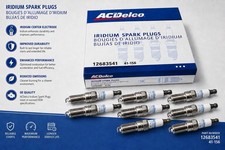 Set Of 8 Genuine GM ACDelco Iridium Spark Plugs 41-156 12683541 New picture