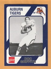 Doc Griffith Auburn Tigers 1989 Card #398 Hokes Bluff Alabama 12J picture