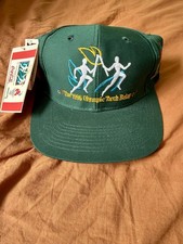 Vintage 1996 Atlanta Olympics Coca Cola Olympic Torch Relay Snapback NWT picture
