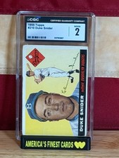 1955 TOPPS DUKE SNIDER #210  picture