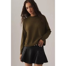 PILCRO by Anthropologie Women's Alani Cashmere Mock Neck Sweater NWT SIZE S picture