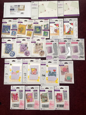 Lot 22 Crafters Companion Gemini Dies Stamp Floral Love Party Insert Paper Pads picture