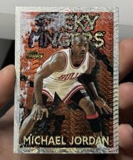1996-97 Topps - Season's Best Sticky Fingers Michael Jordan(DAMAGE) SEE DESC picture