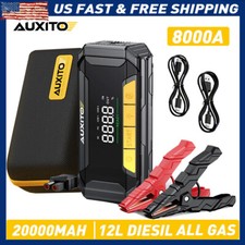 AUXITO 20000mAh 8000A Jump Starter Portable Car Battery High Booster Power Bank picture