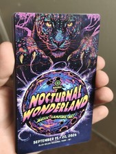 Nocturnal Wonderland 2026 3D Collectible Magnet Holographic Insomniac Events picture