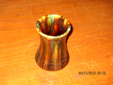 A Vintage Brown Mottle Glaze Australian John Campbell Tasmania Pottery Vase picture