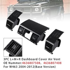 3PCS A/C Air Vent Grille Cover 4636807508 For Benz W463 G500 G55 AMG 2004-2012 picture