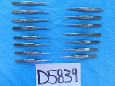 D5839 Jarit Princeton Surgical Forceps Lot of 15 Approx 11cm picture