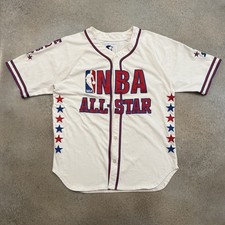 Vintage 2003 Starter NBA East All Star Button Up Jersey Large Warm Up Basketball picture