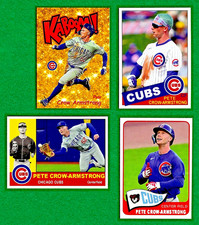 2025 Lot of 4 DDK Design PCA Pete Crow Armstrong Cards Chicago Cubs picture